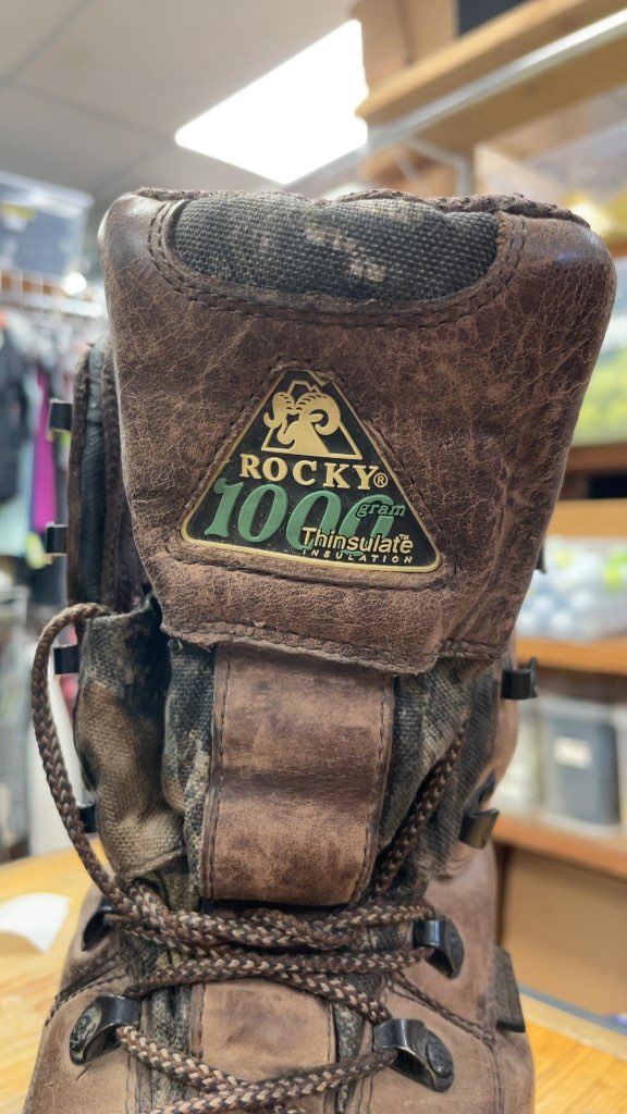 Rocky 1000 Gram Thinsulate Camo Hunting Boots - Size 10 Wide