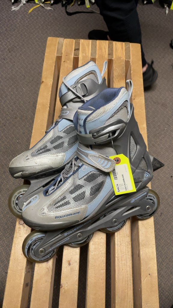 Rollerblade PFS Inline Skates - Size 9 - Grey/Blue