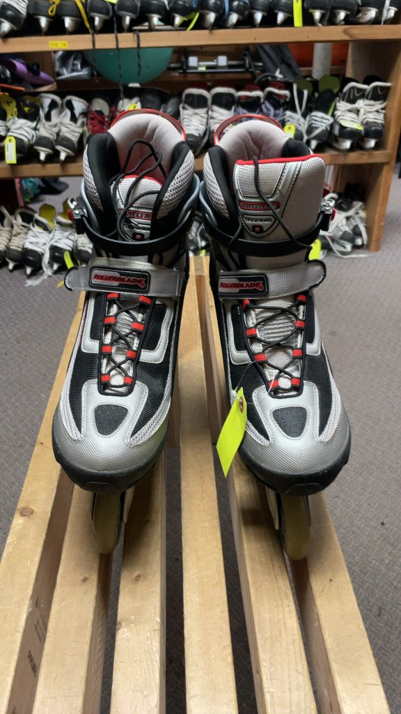 Rollerblade Training Inline Skates - Size 12 - Grey/Red
