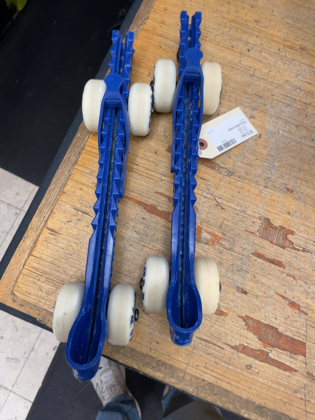 Rollergard Blue Wheeled Skate Guards