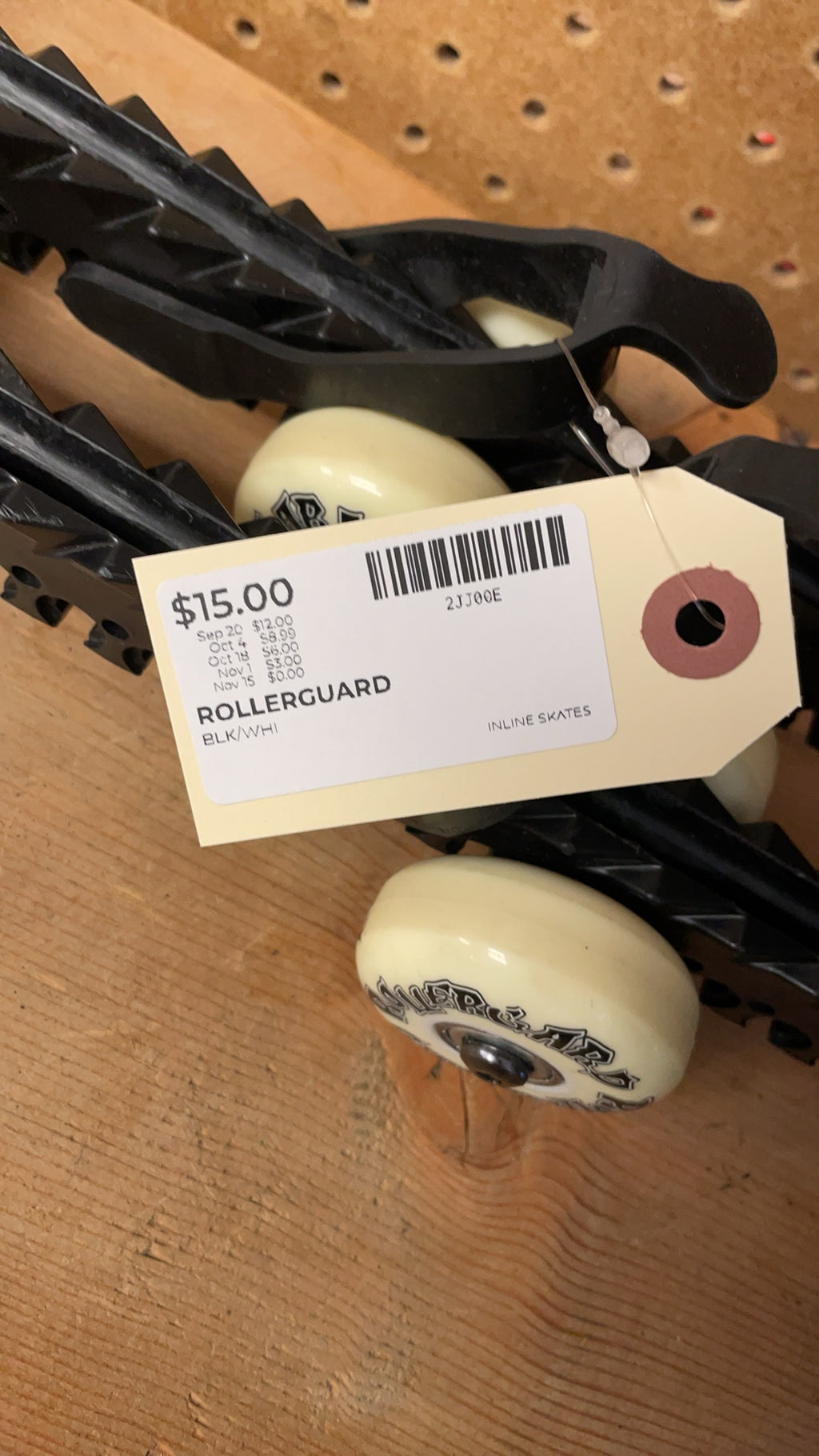 Rollergard Rolling Skate Guards Black/White