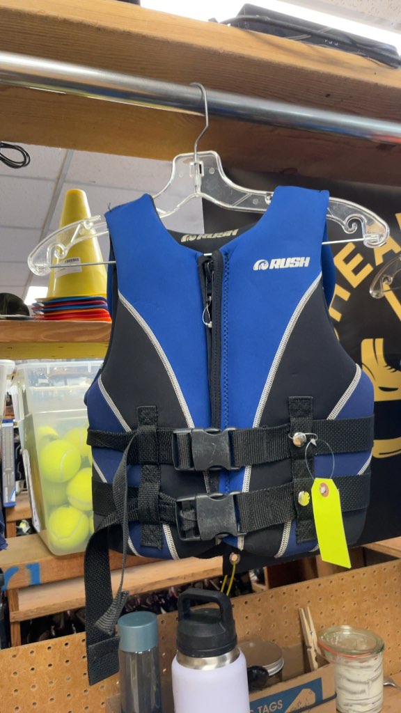 Rush Life Jacket 60-90 LB Blue/Black