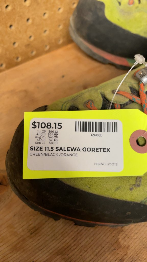 Salewa Gore-Tex Hiking Boots - Size 11.5 - Mountaineering Boots