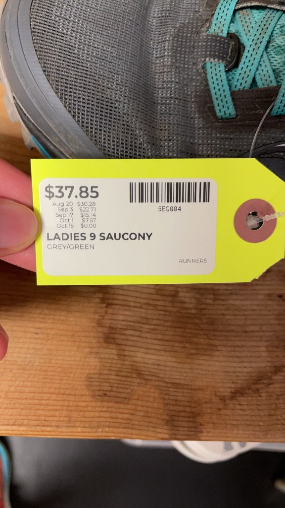 Saucony Peregrine 11 Ladies Trail Running Shoes - Size 9