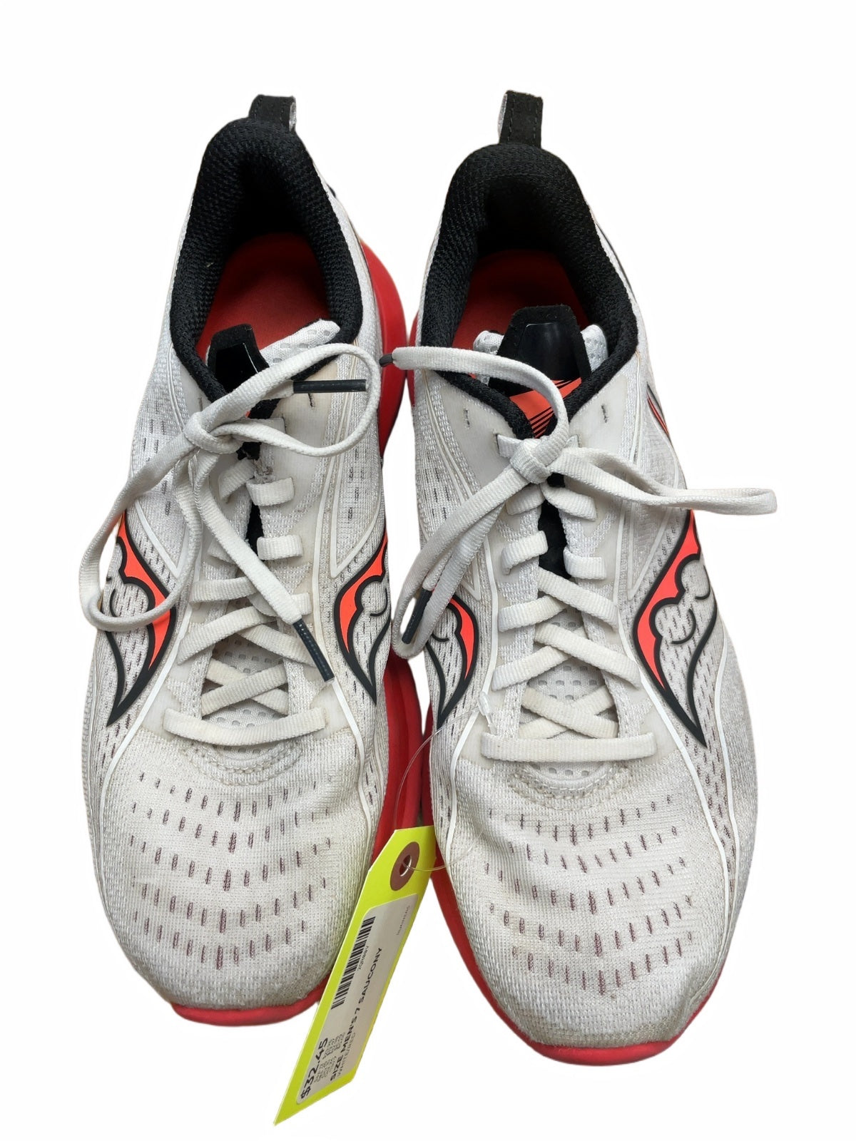 Saucony Running Shoes Men's 7 White/Red