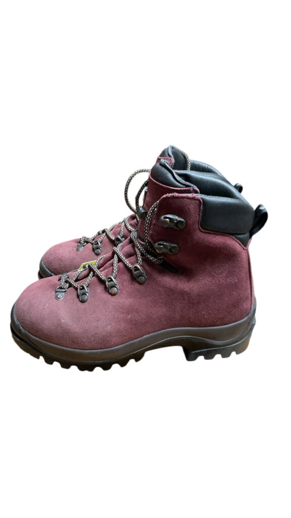 Scarpa Burgundy Suede Hiking Boots - Size 5