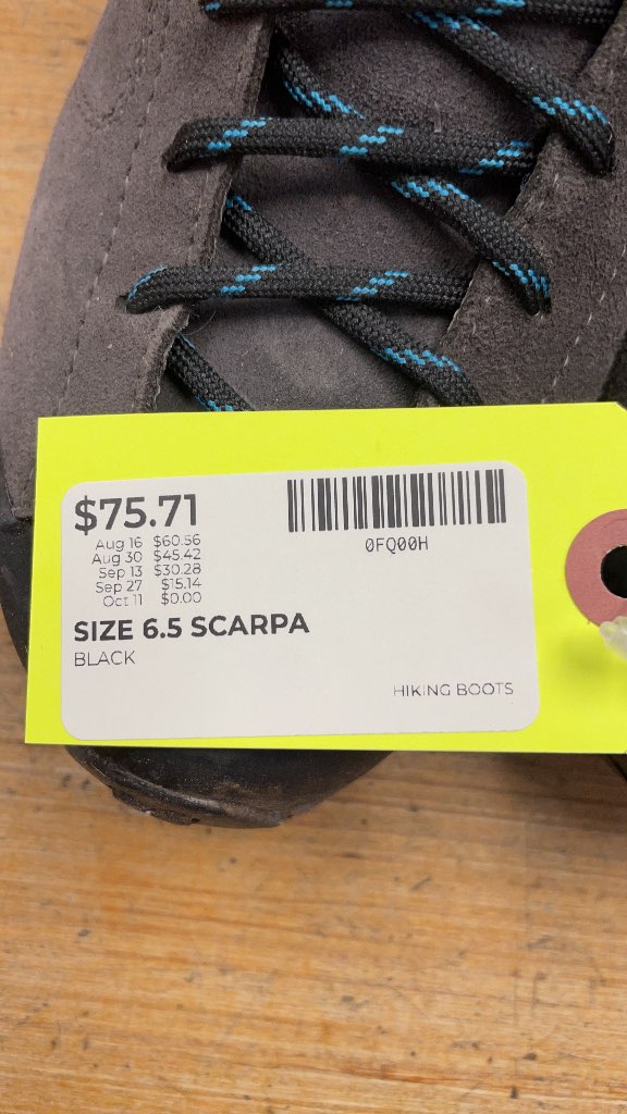 Scarpa Hiking Boots - Size 6.5
