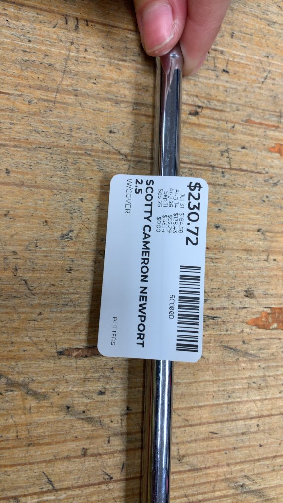 Scotty Cameron Studio Style Newport 2.5 Putter