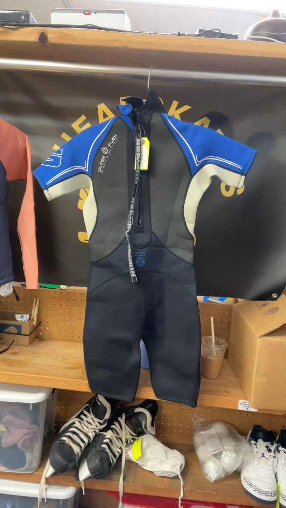 Sea-Doo Junior Wetsuit - Blue/Black - Size 12