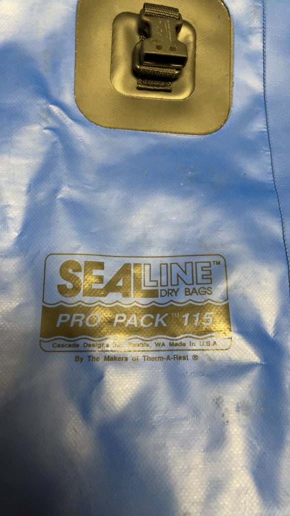 SealLine Pro Pack 115 Dry Bag Backpack - Blue/Black