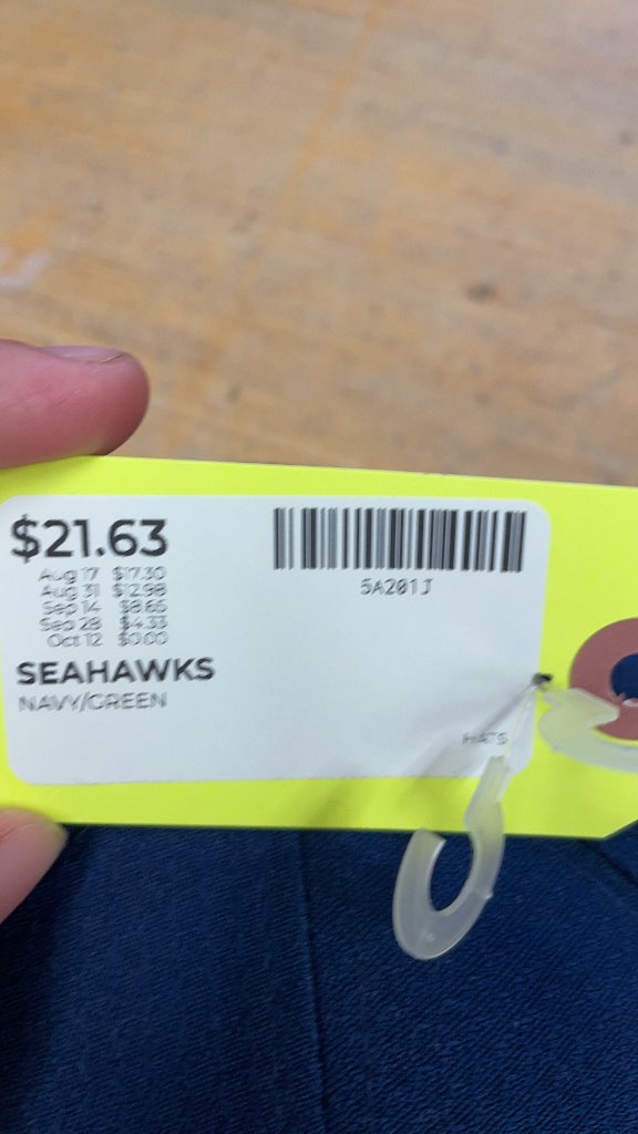 Seattle Seahawks Navy and Green Baseball Cap