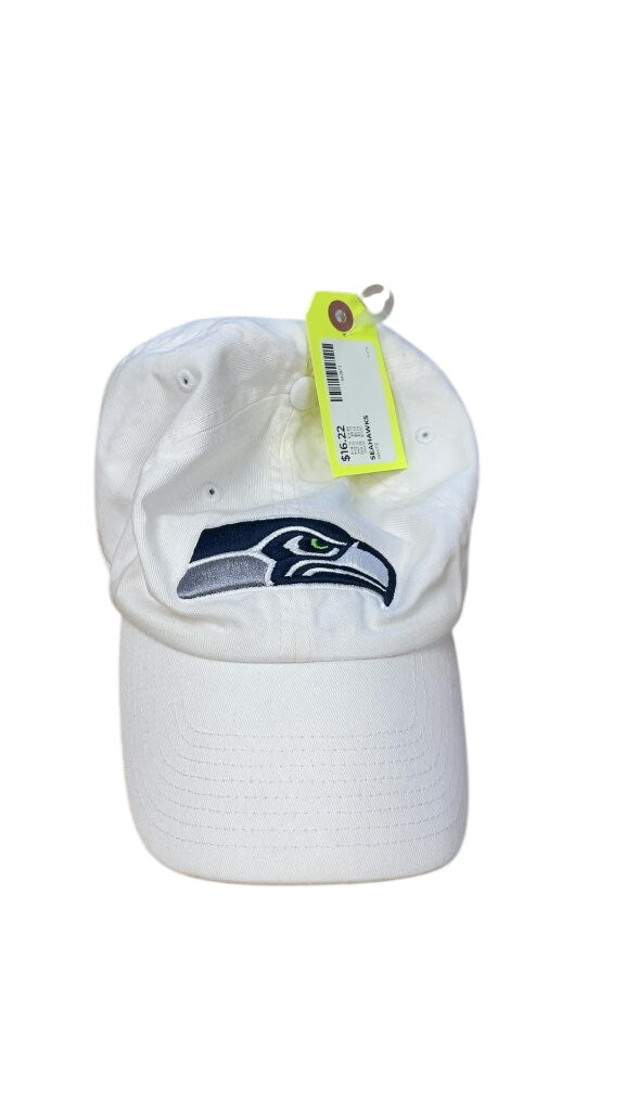 Seattle Seahawks White Baseball Cap