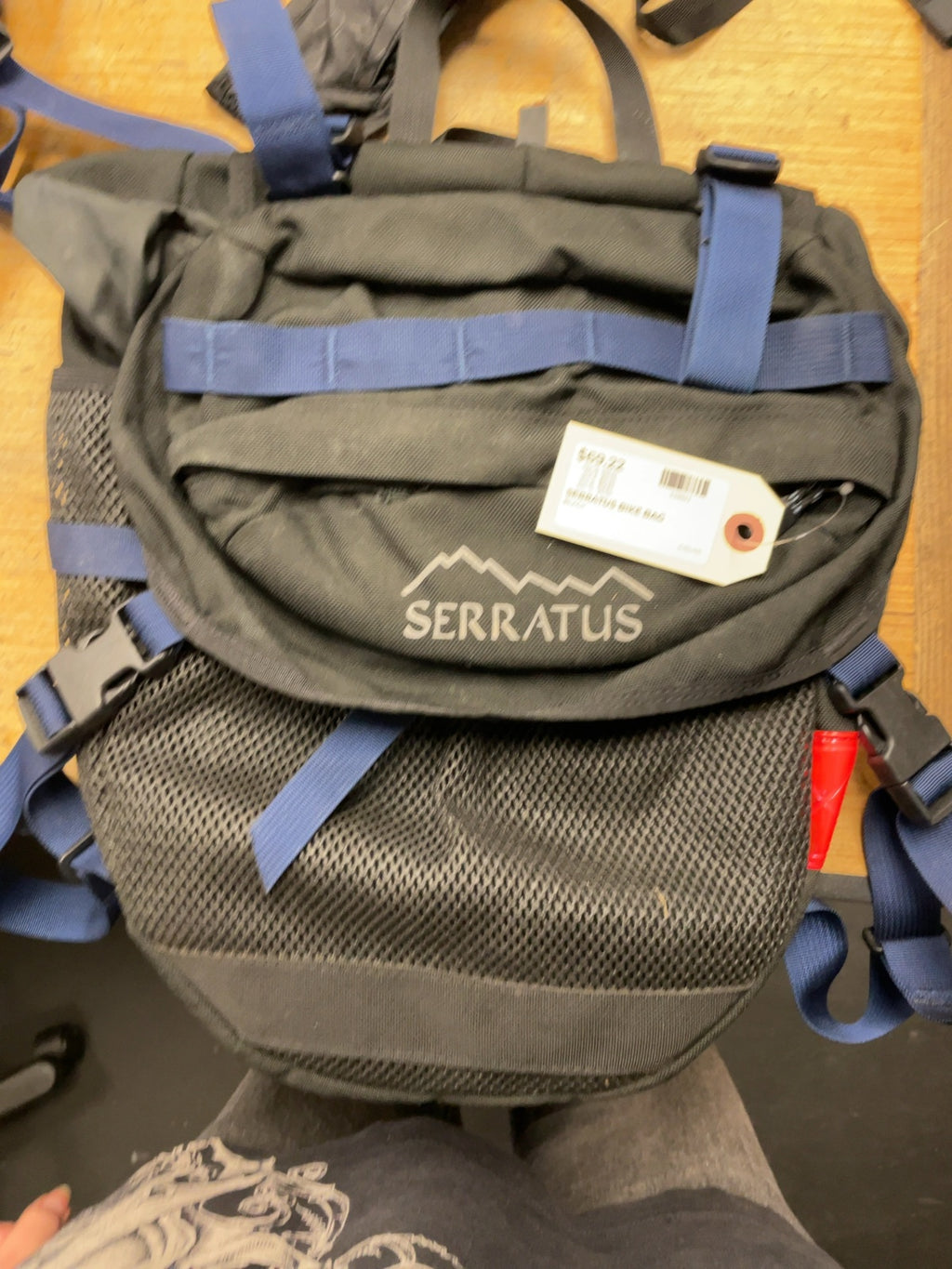 Serratus Bike Bag Pannier Black