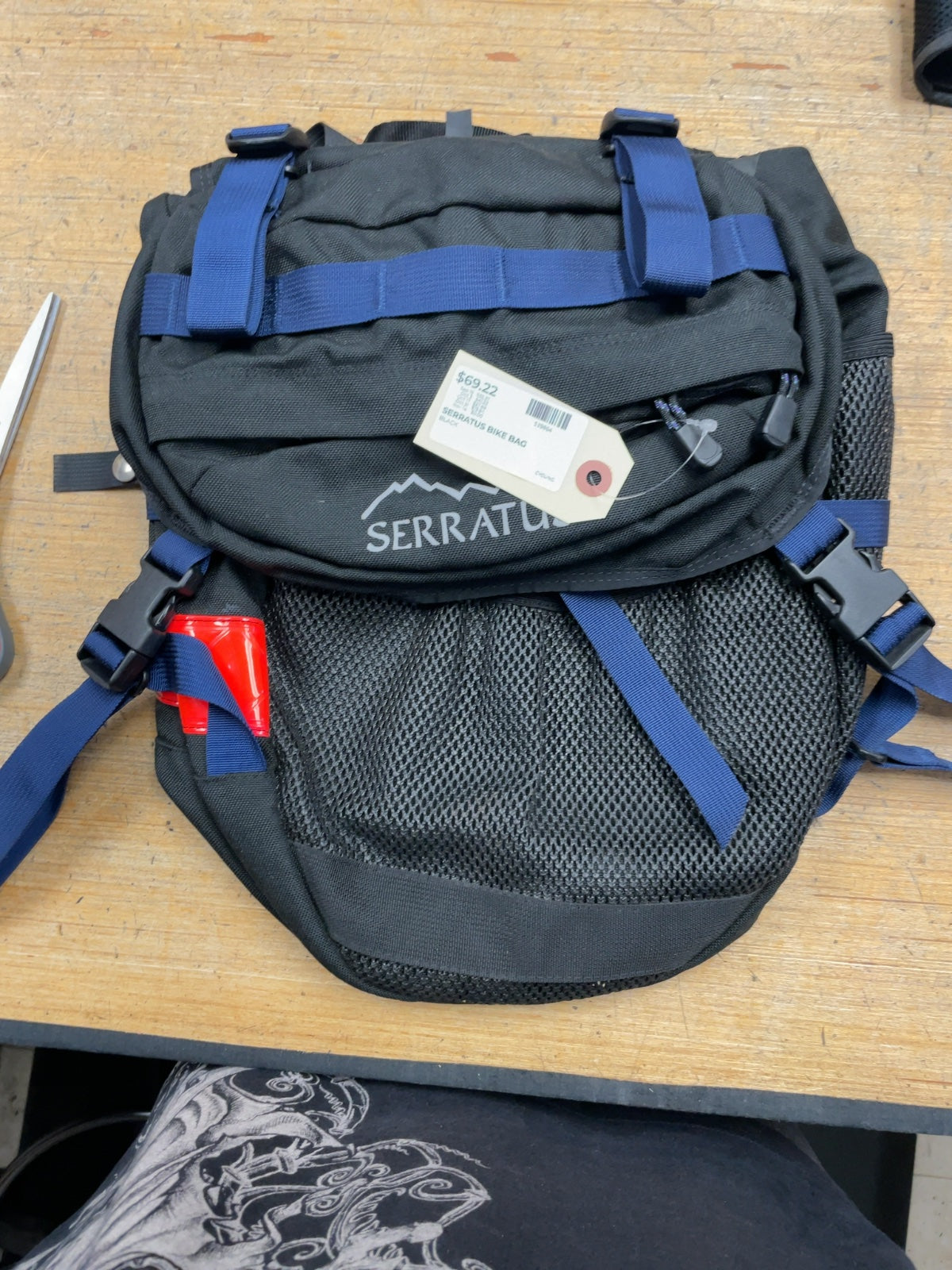Serratus Pannier Bike Bag Black