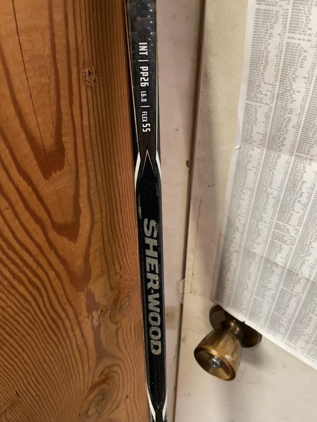 Sher-Wood PP26 Intermediate 55 Flex Left Hand Hockey Stick