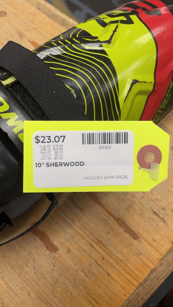 Sherwood 10" Hockey Shin Pads
