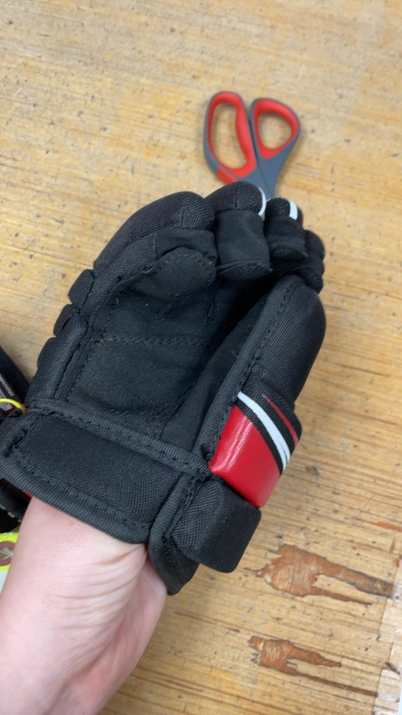 Sherwood Code Hockey Gloves - 10" - Black/Red