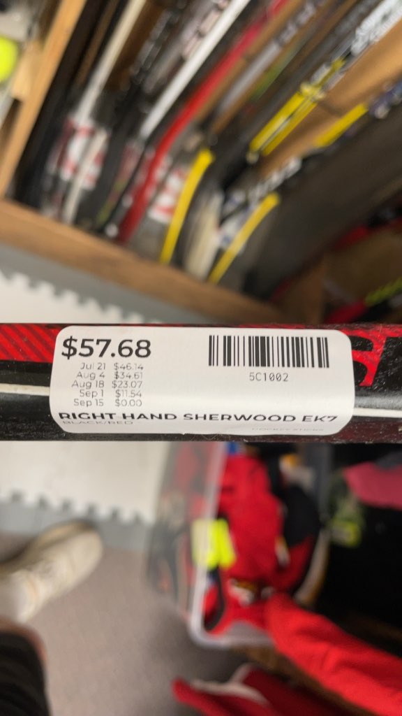Sherwood EK7 Right Hand Hockey Stick