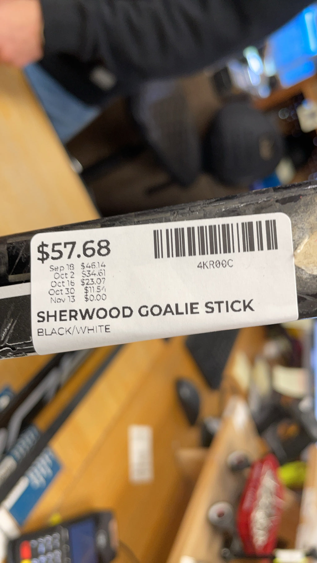 Sherwood PP41 26" Goalie Stick