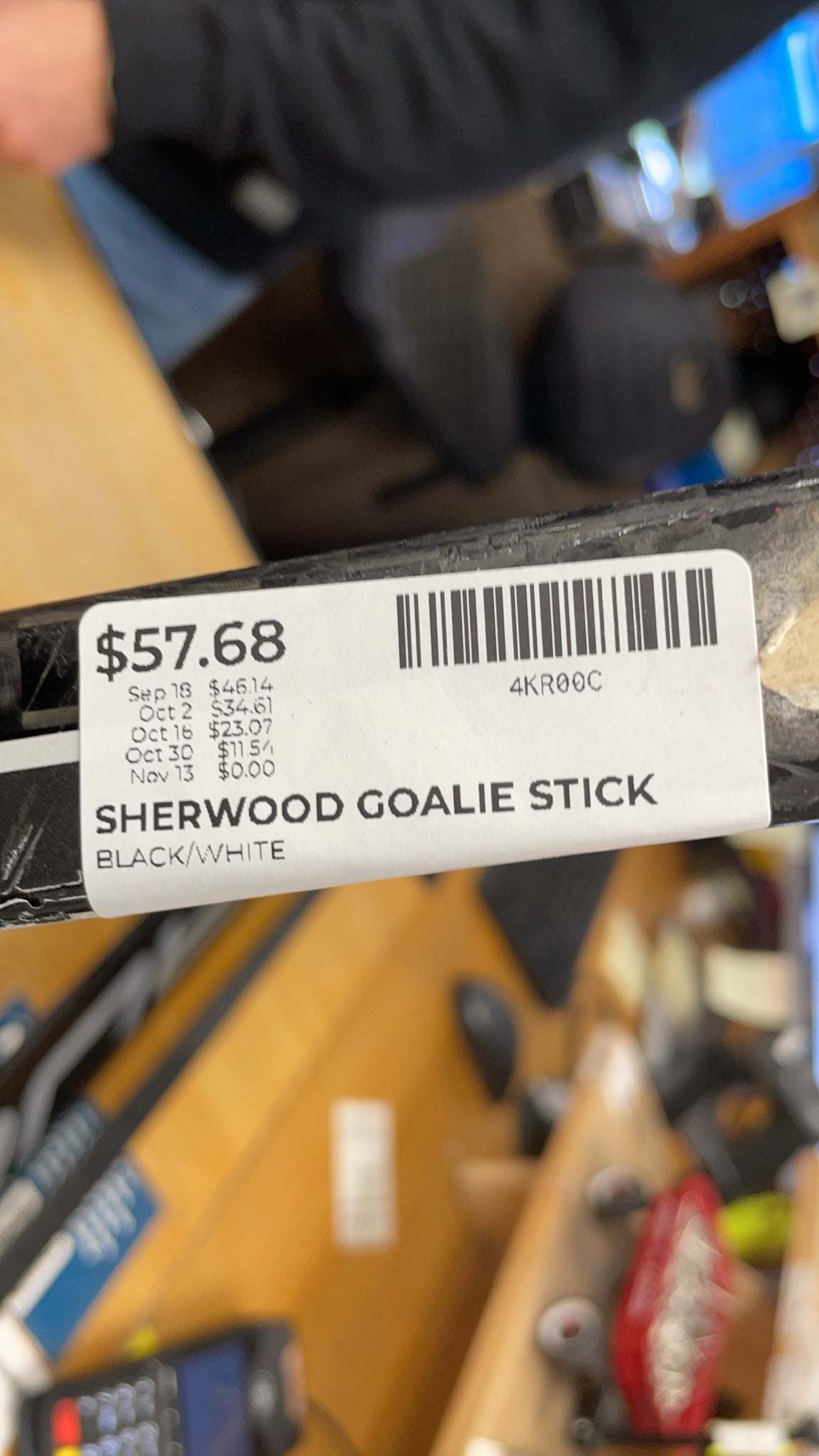 Sherwood PP41 26" Goalie Stick