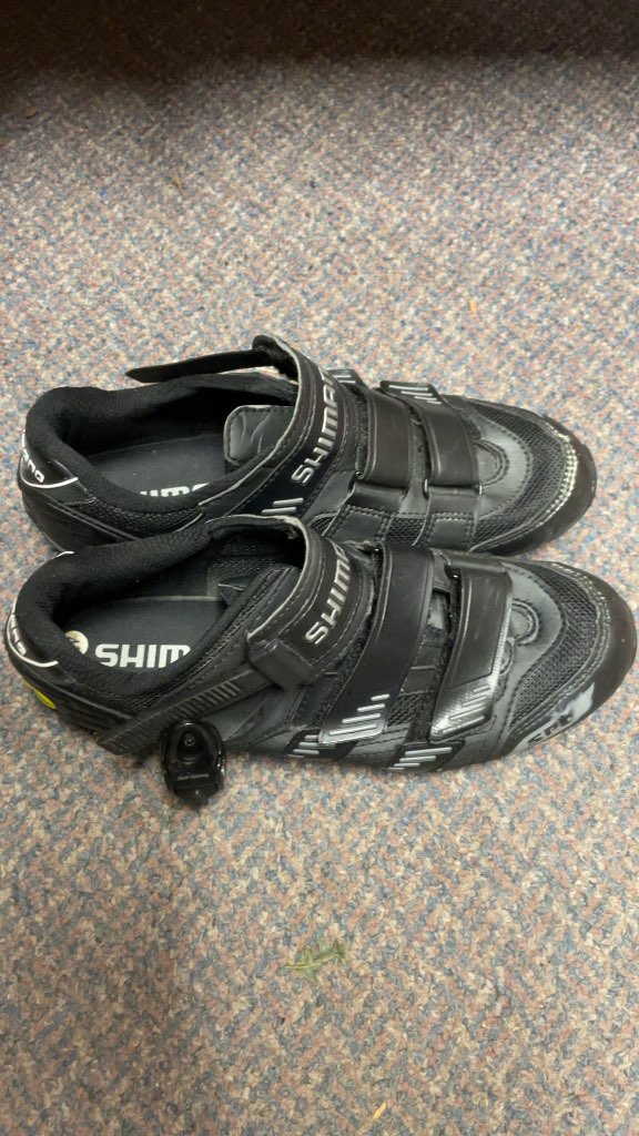 Shimano Black SPD Cycling Shoes Size 7.5
