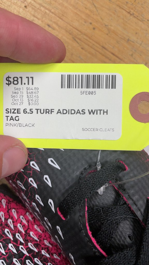 Size 6.5 Adidas Predator Freak .4 T Turf Soccer Cleats