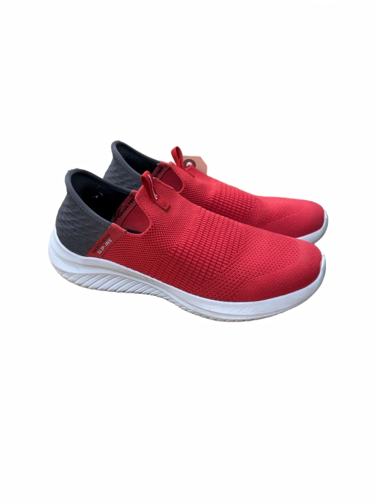 Skechers Hands Free Slip-ins Size 3.5 Red Runners