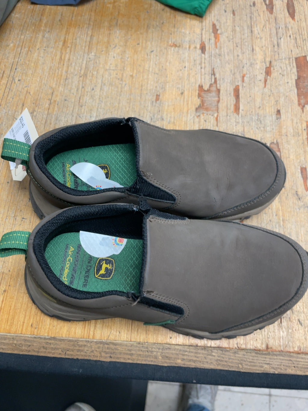 Skechers John Deere Slip-On Hiking Shoes Size 12.5C Brown