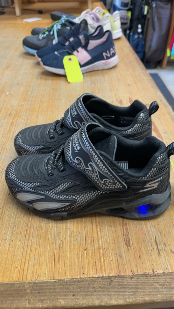 Skechers S-Lights Water Repellent Light-Up Sneakers - Size 1.5