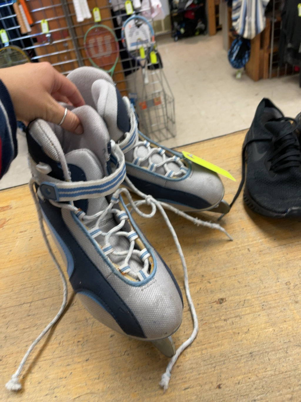 Softec Blue/Grey Ice Skates Size 6
