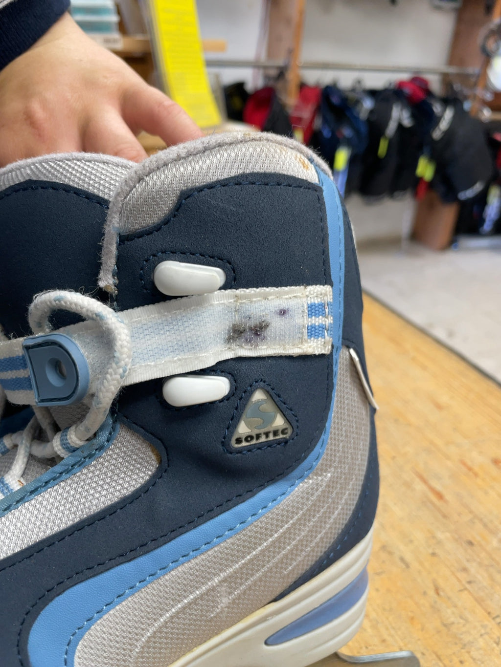 Softec Blue/Grey Ice Skates Size 6