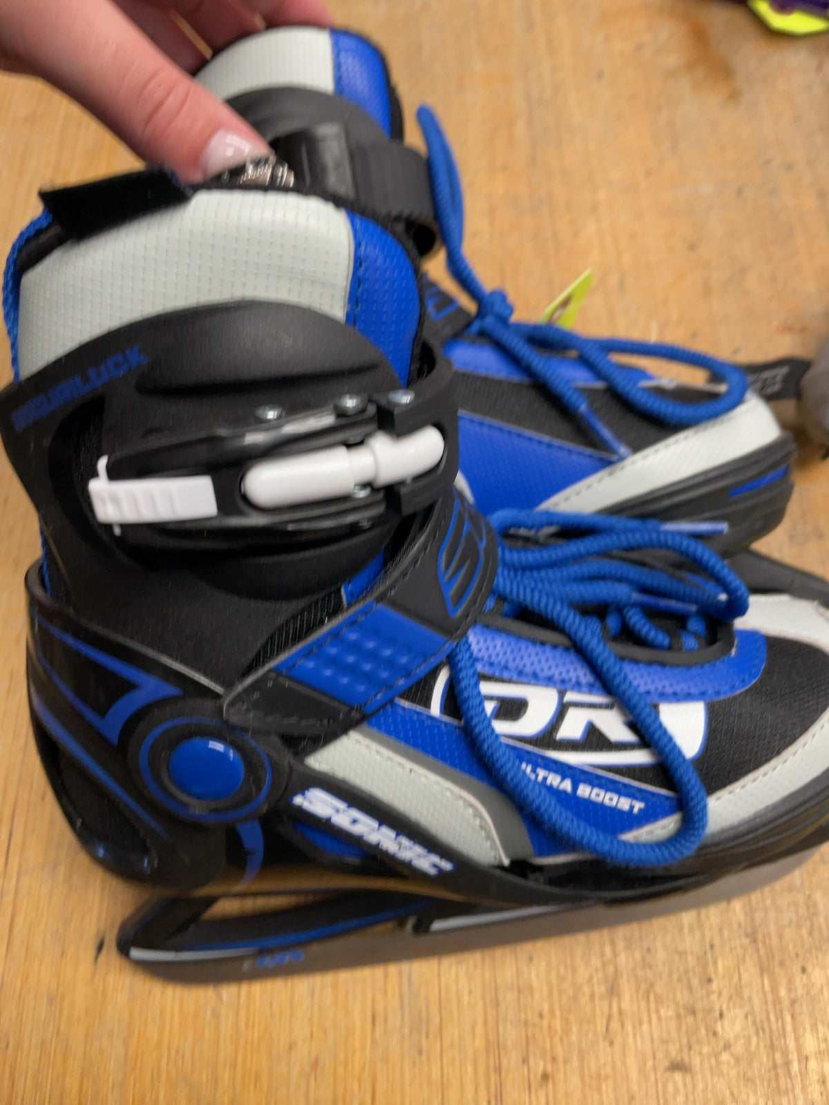 Sonic Ultra Boost Size 11C-1 Adjustable Ice Skates
