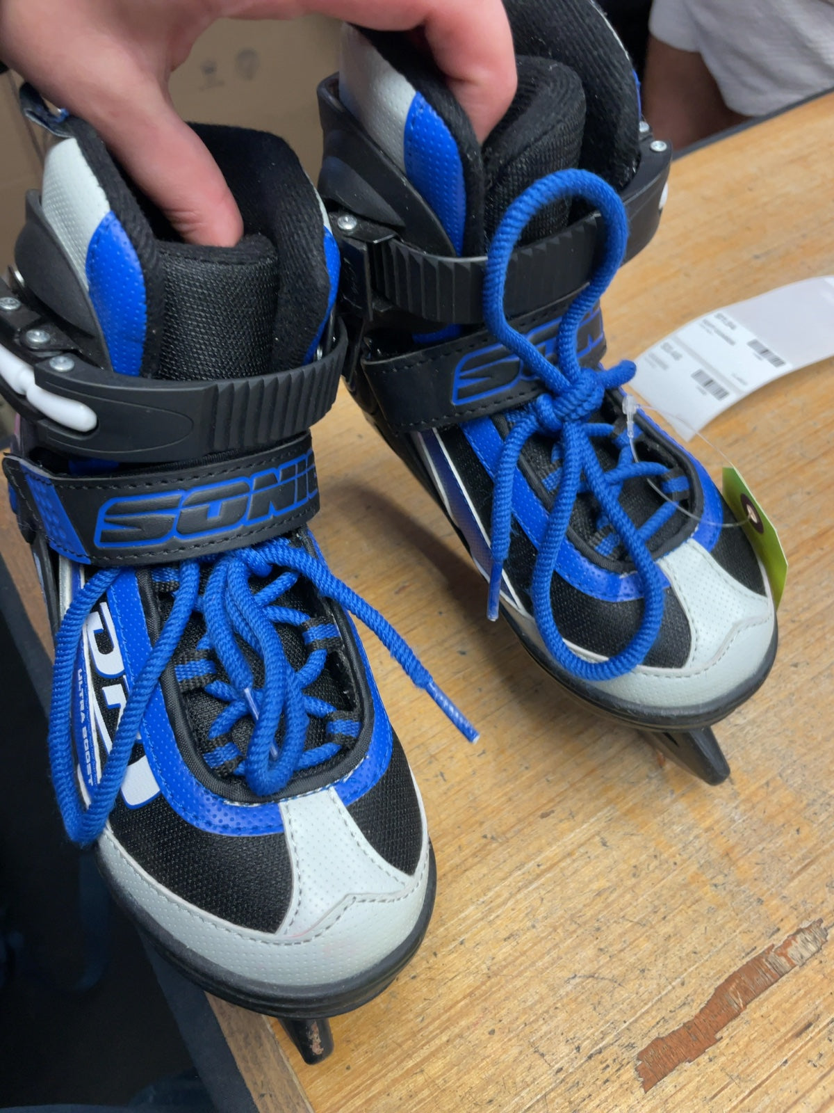 Sonic Ultra Boost Size 11C-1 Adjustable Ice Skates