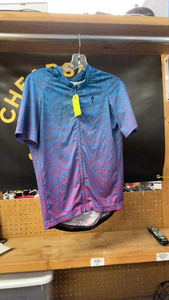 Specialized Blue and Purple Patterned Cycling Jersey