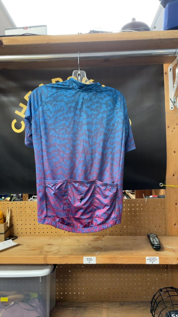 Specialized Blue and Purple Patterned Cycling Jersey