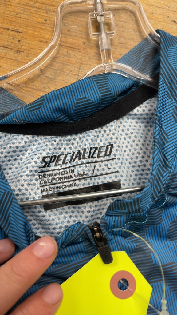 Specialized Blue and Purple Patterned Cycling Jersey