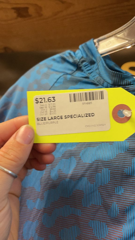 Specialized Blue and Purple Patterned Cycling Jersey