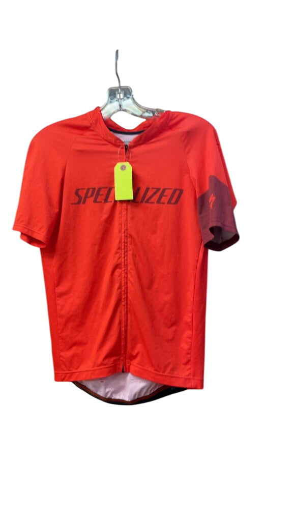 Specialized Orange/Red Cycling Jersey - Size Large