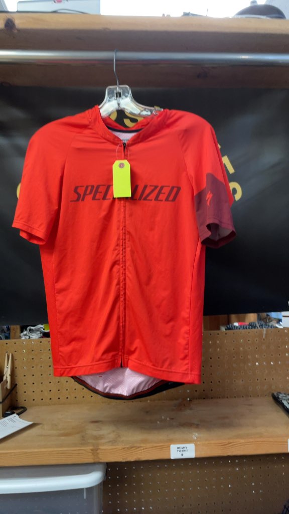 Specialized Orange/Red Cycling Jersey - Size Large