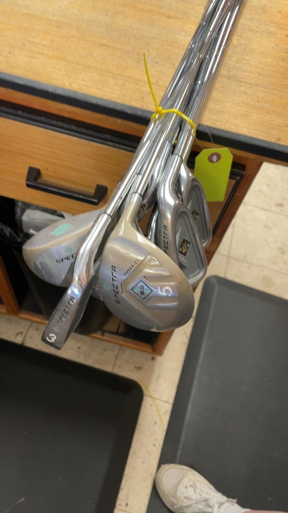 Spectra SG One Golf Club Set - 3-9 Irons, PW, 3 & 5 Wood