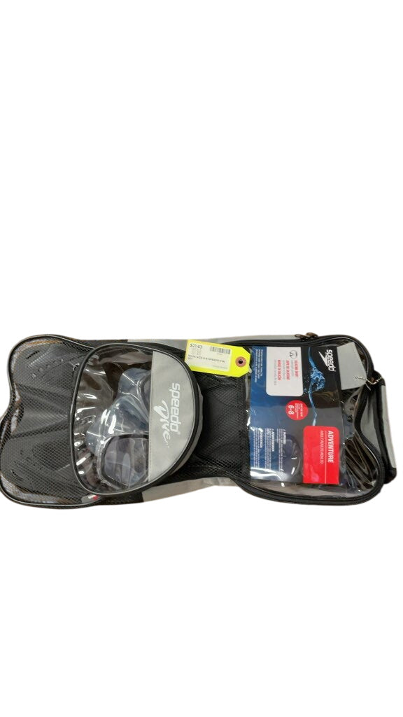 Speedo Adventure Fin Set - Size 6-8