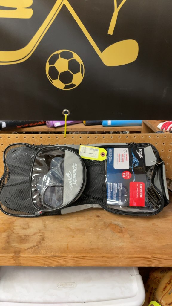 Speedo Adventure Fin Set - Size 6-8