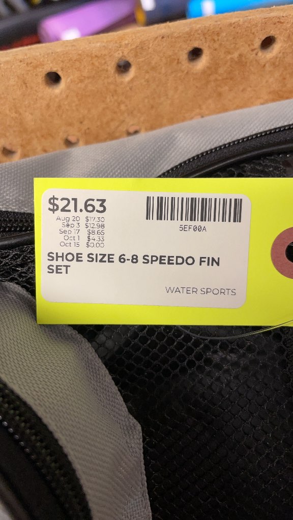 Speedo Adventure Fin Set - Size 6-8