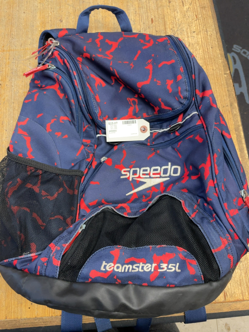 Speedo Teamster 35L Blue/Red Backpack