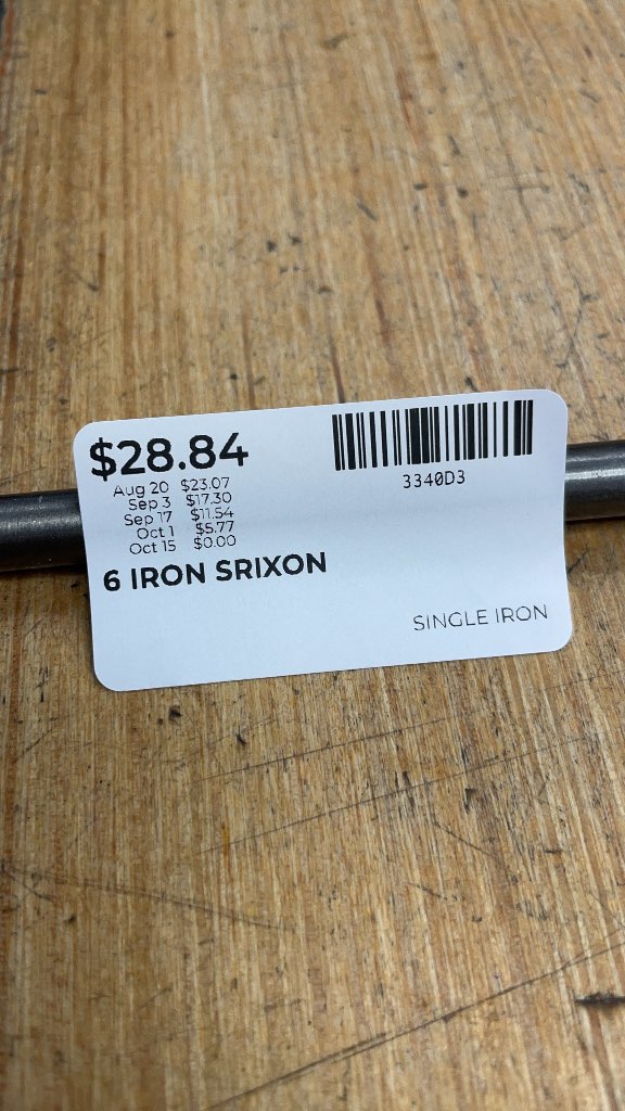 Srixon I-701 Forged 6 Iron