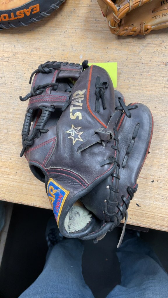 Star 12" Black Baseball Glove