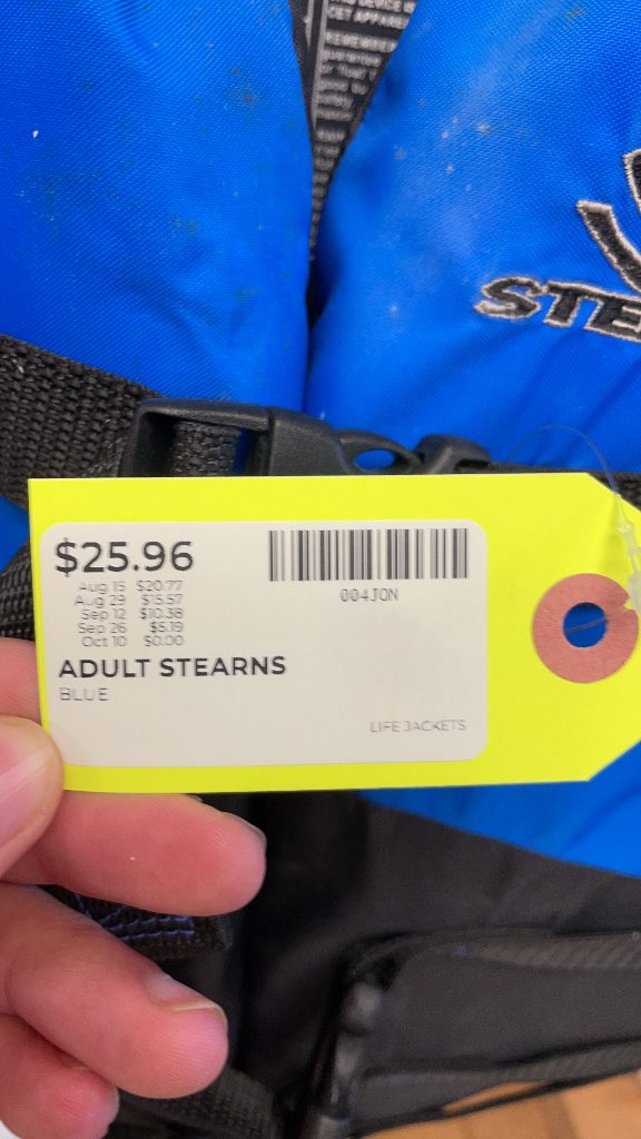 Stearns Adult Universal Life Jacket - Blue