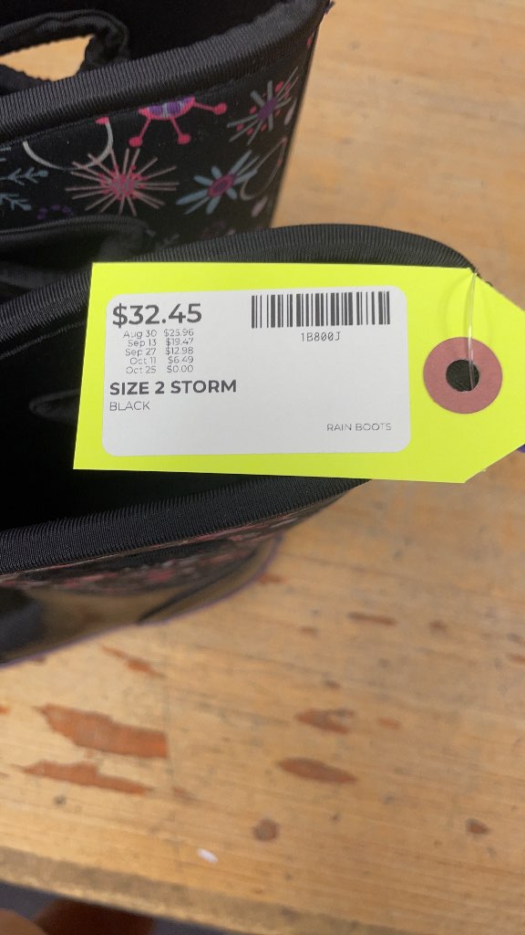Storm by Cougar Kids' Rain Boots - Size 2