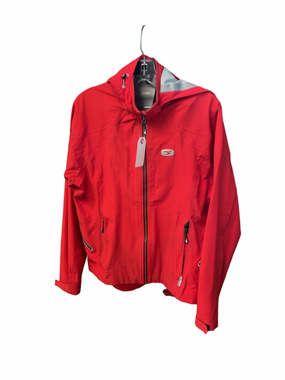 Sugoi Polartec NeoShell Size Medium Red Rain Jacket