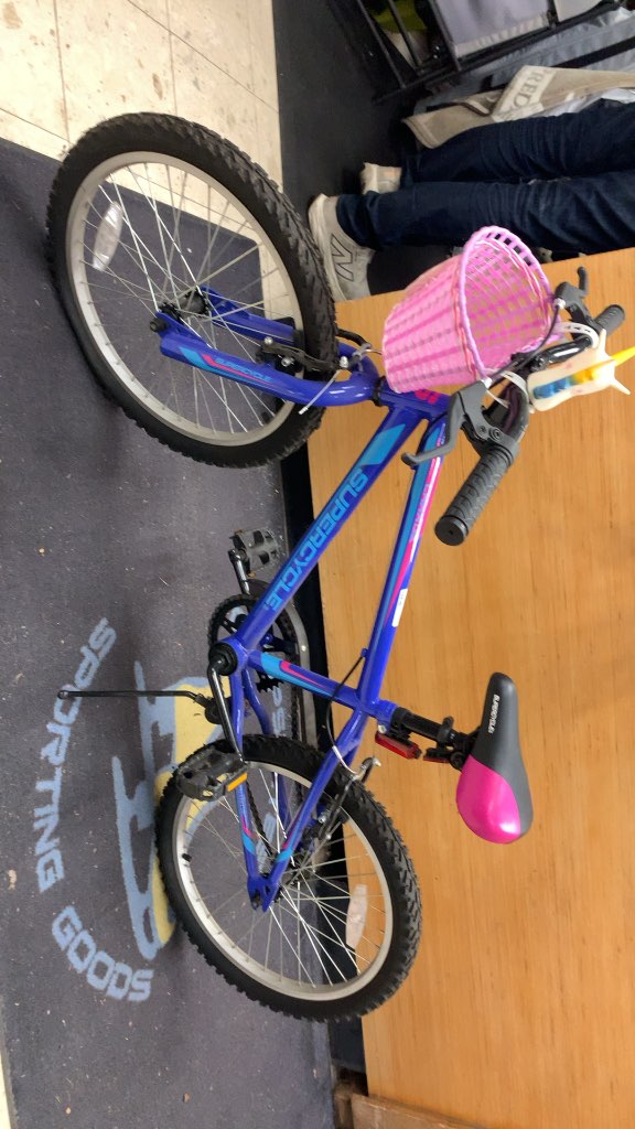 Supercycle 20" Kids Mountain Bike - Blue/Pink